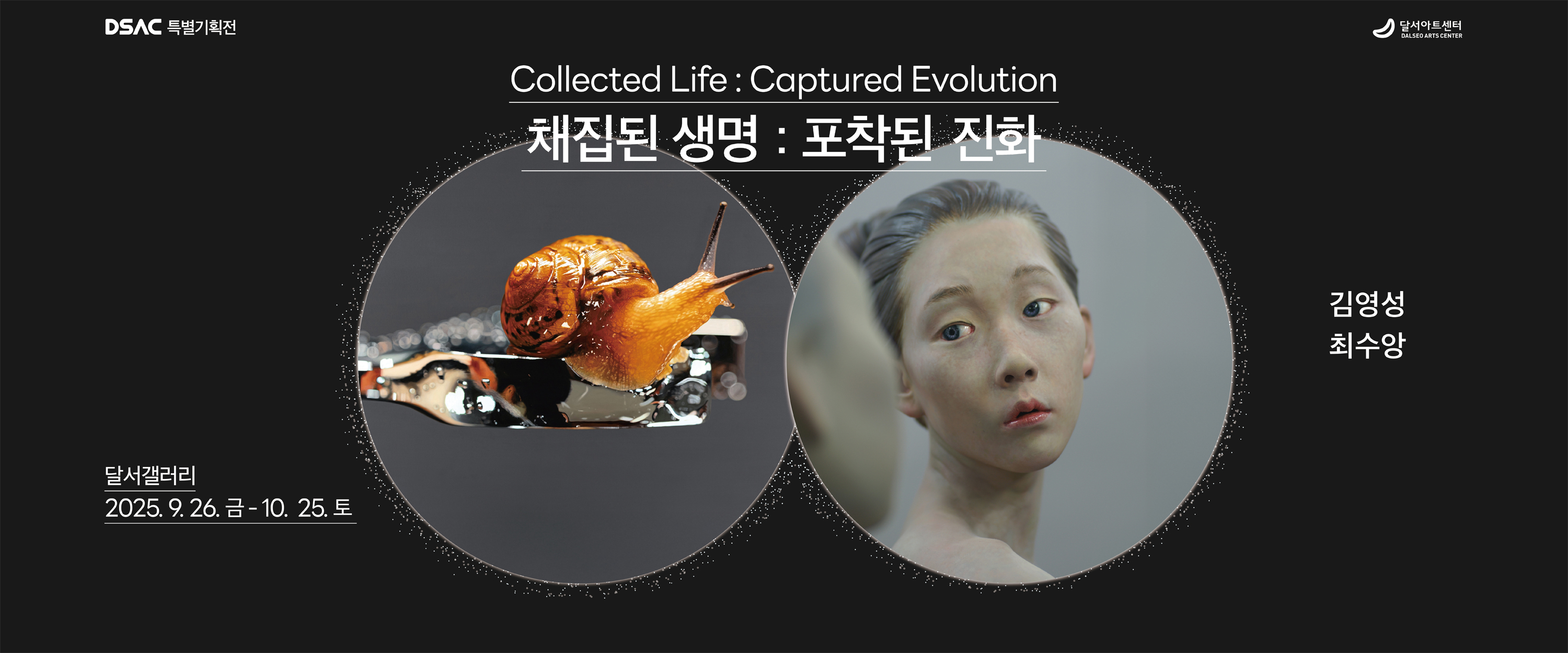 DSAC 특별기획 김영성X최수앙  「채집된 생명 : 포착된 진화」